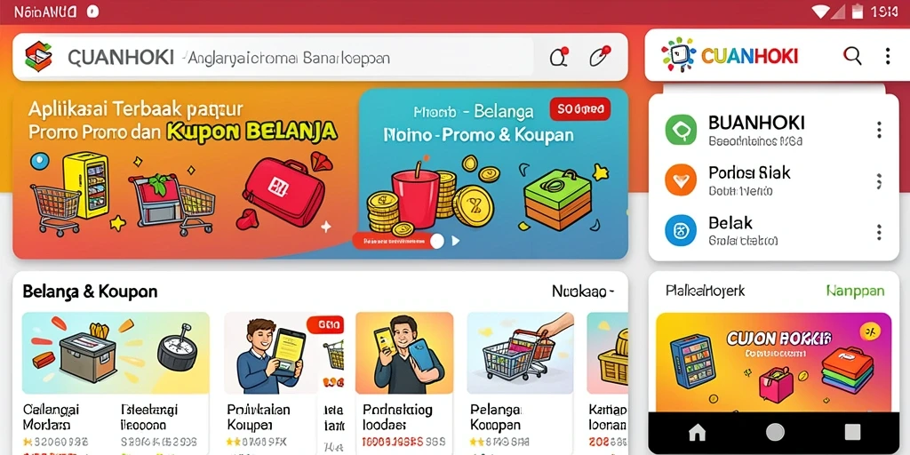 Tampilan antarmuka CUANHOKI yang menarik dan mudah digunakan.