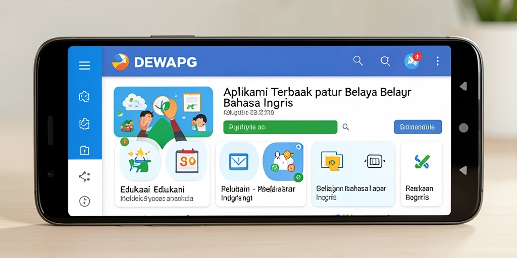 Tampilan antarmuka pengguna DEWAPG yang menarik dan fungsional.