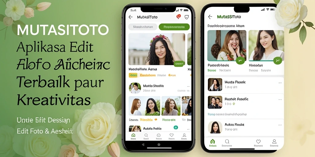 Tampilan antarmuka MUTASITOTO dengan fitur pengeditan foto yang menarik.