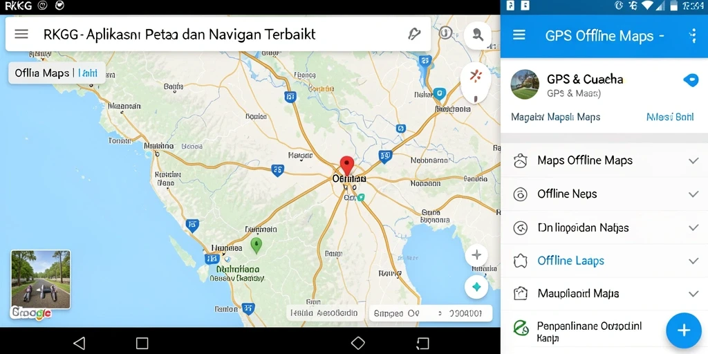Tampilan antarmuka RKGG yang sederhana dan fungsional dalam navigasi.