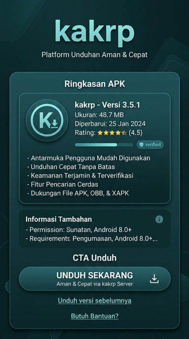 Unduh dan Instal APK kakrp untuk Android Anda