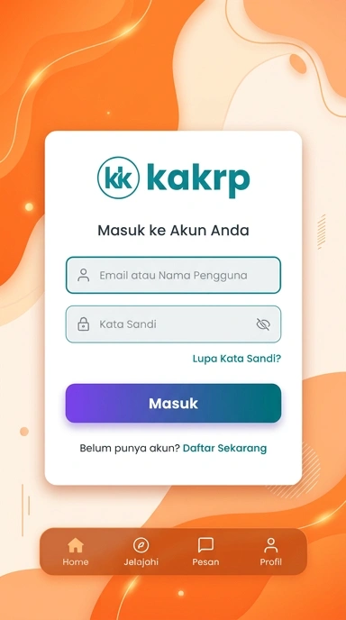 Panduan Masuk Akun kakrp untuk Pengguna Android